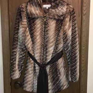 NEW! G by Giuliana Rancic Faux Fur Jacket